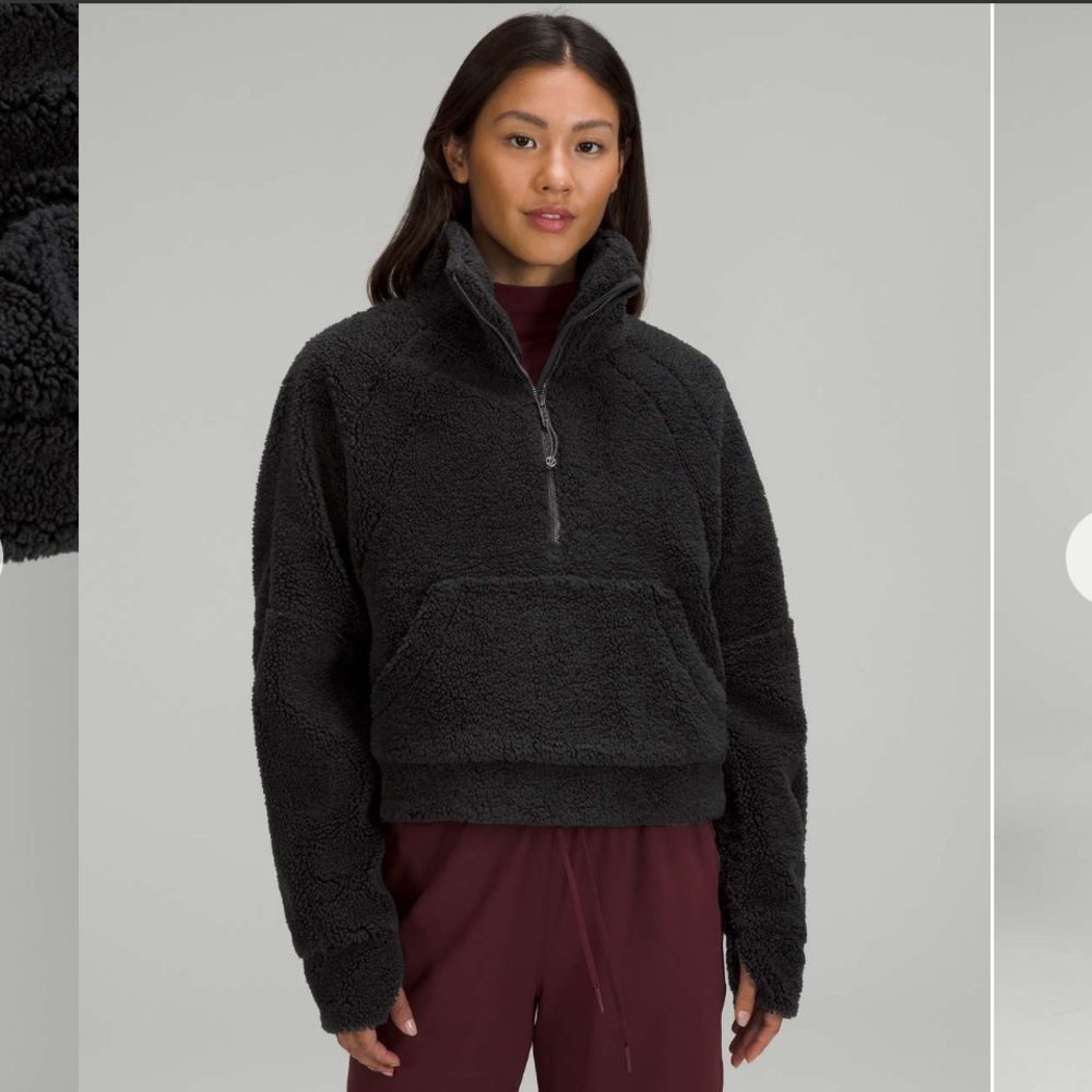 EUC Lululemon Scuba Oversized Fleece Funnel Neck. Color Black. Size XS/S